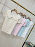 Cute Polka Dot Peter Pant Collar Tops